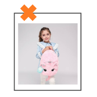 Rugtas unicorn koraal